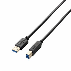 エレコム USB3.0ケーブル（A-B） USB3-AB30BK