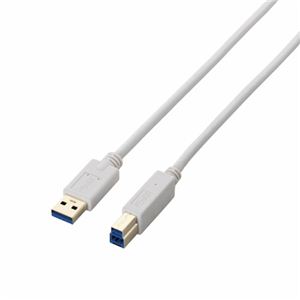 エレコム USB3.0ケーブル（A-B） USB3-AB30WH