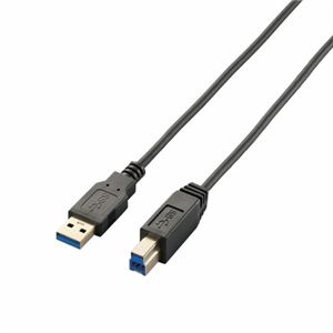 エレコム 極細USB3.0ケーブル（A-B） USB3-ABX15BK
