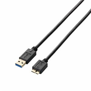 エレコム USB3.0ケーブル（A-microB） USB3-AMB10BK