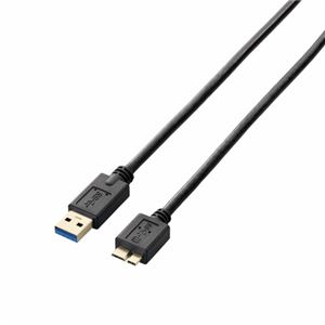 エレコム USB3.0ケーブル（A-microB） USB3-AMB15BK