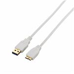 エレコム 極細USB3.0ケーブル（A-microB） USB3-AMBX20WH