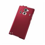 エレコム docomo F-06E用シェルカバー／レッド PD-F06EPVRD