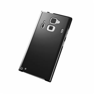エレコム docomo F-06E用シェルカバー・薄型／ブラック PD-F06EPVUBK