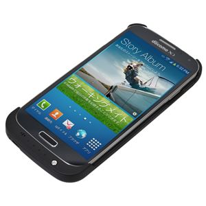 サンコー Galaxy S4用薄型バッテリーケース ブラック GLX4B95K