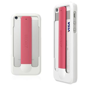 SEORO Rolling Case for iPhone5 ホワイト／ピンク SEORLCIP5-W／P - 拡大画像