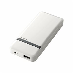 ELECOM（エレコム） スマートフォン用モバイルバッテリー DE-M01L-5020WH - 拡大画像