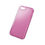 エレコム iPhone 5c用ソフトケース／ラメディープピンク PS-A13UCBPND