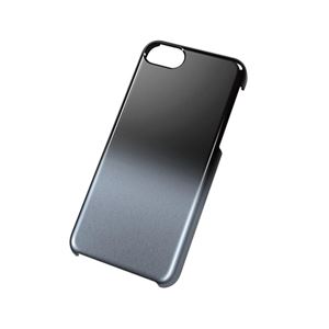 エレコム iPhone 5c用シェルカバー／ブラック×シルバー PS-A13PVWBSV