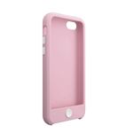 エレコム iPhone 5c用シリコンケース／淡ピンク×ホワイト PS-A13SC2PNL