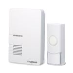 YAZAWA ワイヤレスチャイム コンセント式 SLV10WH