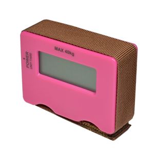 ミヨシ コンパクトラゲッジスケール 紙メジャー付き ピンクチョコレート MBL-02／PC
