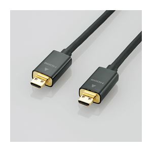 エレコム スーパースリムHDMIケーブル(マイクロ-マイクロ DH-HD14EUU15BK