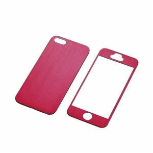 ELECOM（エレコム） iPhone5s／5用アルミパネル（レッド） PS-A12ALPRDN - 拡大画像