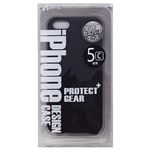 エアージェイ iPhone5c用マット調セミハードケース（液晶保護フィルム付）BK AC-5C-HBK