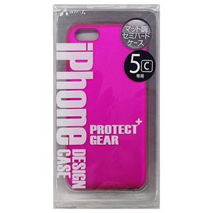 エアージェイ iPhone5c用マット調セミハードケース（液晶保護フィルム付）PK AC-5C-HPK