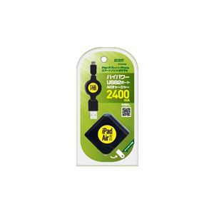 PROTEK ハイパワー2ポートACチャージャー2400mA ブラック PDHS-24BK