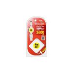 PROTEK ハイパワー2ポートACチャージャー2400mA ホワイト PDHS-24WH