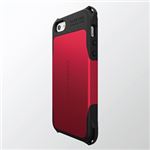 エレコム iPhone5／5s用ZERO SHOCKケース（レッド） PS-A12ZERORD