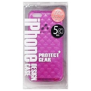 エアージェイ iPhone5c用ラメクリアケース ピンク AC-5C-RMP