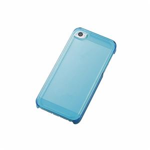 エレコム iPhone 5／5s用シャイニングケース／クリアブルー PS-A12PVSBUC