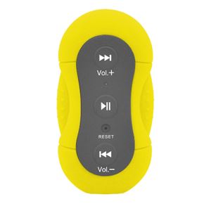 GREENHOUSE 防水オーディオプレーヤー 「kana SPORTS mini」 イエロー GH-KANASPA4-YL