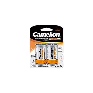 Camelion 10000mAh単1形ニッケル水素充電池 2本パック NH-D10000BP - 拡大画像