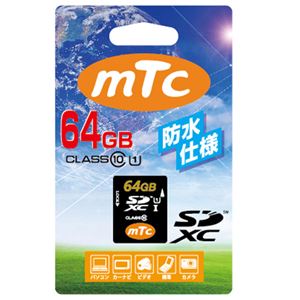 mtc（エムティーシー） ドライブレコーダー対応SDHCカード 64GB Class10 （PK） MT-SD64GXCC10WU1 （UHS-1対応） - 拡大画像