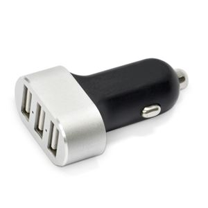 日本トラストテクノロジー USBカーチャージャー ハイパワー3P USBCCHP3P - 拡大画像