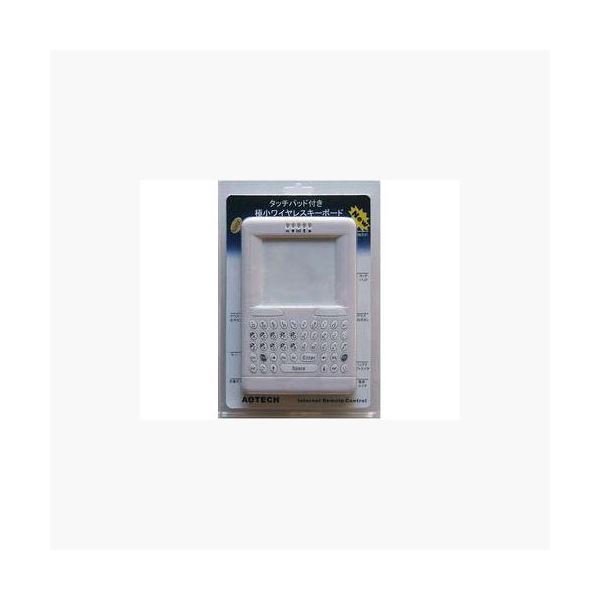アオテック トラックパッド内蔵無線キーボード 24G-AOK46WHWf00
