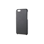 エレコム iPhone 6用シェルカバー カーボン調 PM-A14PVDBK