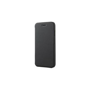 エレコム iPhone 6用フラップ付きシェルカバー PM-A14PVFBK