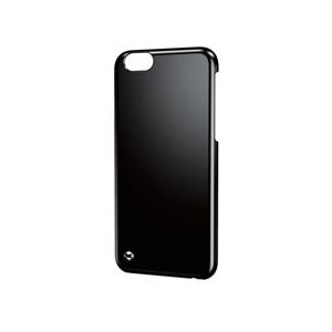 エレコム iPhone 6用シェルカバー ストラップホール PM-A14PVSTBK