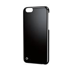 エレコム iPhone 6用シェルカバー ストラップホール PM-A14PVSTBK