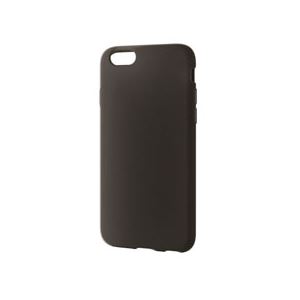エレコム iPhone6用シリコンケース PM-A14SCBK