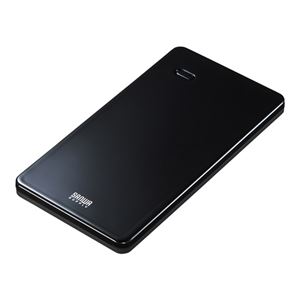 サンワサプライ　スマートフォン・タブレット用モバイルバッテリー(ブラック)　BTL-RDC7BK - 拡大画像