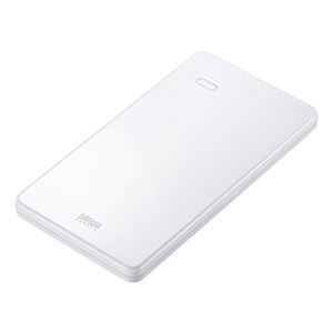 サンワサプライ　スマートフォン・タブレット用モバイルバッテリー(ホワイト)　BTL-RDC7W - 拡大画像