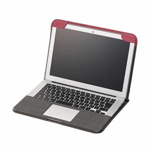 ELECOM（エレコム）　MacBook Air用ファブリックカバー　MB-A13FCRD - 拡大画像