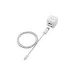 エレコム　LightningAC充電器(iPhone用・1A)　LPA-ACUAS100WH