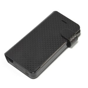 日本トラストテクノロジー Leather Battery Case for iPhone5/5S ブラックスクウェア YJ-H60-BS