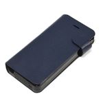 日本トラストテクノロジー Leather Battery Case for iPhone5/5S ネイビーブルー YJ-H60-NB