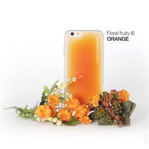 セブンシーズ・パスタ iPhone6用香り付き保護ケース Aroma(アロマ) case Floral fruity Orange　ACFO - 拡大画像