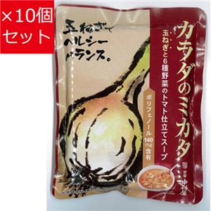 【10個セット】 新宿中村屋 カラダのミカタ 玉ねぎと6種野菜のトマト仕立てスープ 200g