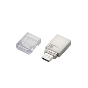 エレコム　OTG USB2.0対応メモリ　MF-SBU216GSV/E - 拡大画像