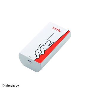 エレコム　モバイルバッテリー5200mAh(ミッフィー1)　DE-M01L-5230MF1 - 拡大画像