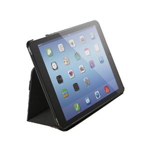 エレコム　iPad Air 2用ソフトレザーカバー(2アングルタイプ)　TB-A14PLF1BK - 拡大画像