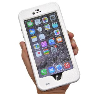 サンコー 防水＆耐ショックケース for iPhone 6 Plus ホワイト WTPSUWT9 - 拡大画像