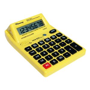 MERCURY Talking Calculator（イエロー） C165YE