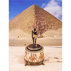 ワールドピクチャー アヌビスオルゴール エジプト雑貨 W-70593-2580 - 拡大画像