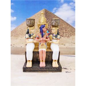 ワールドピクチャー 王妃のキャンドルホルダー エジプト雑貨 W-74585-3980 - 拡大画像